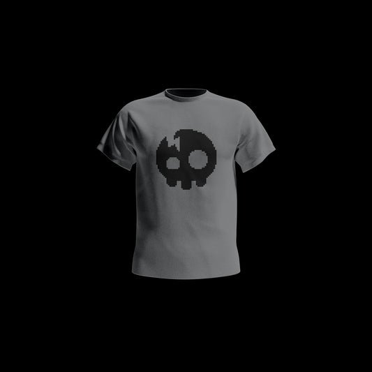 The Living Tombstone - Gray Skull Logo Shirt